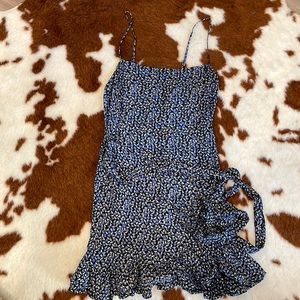 Free People Olivia Slip in Blue Floral